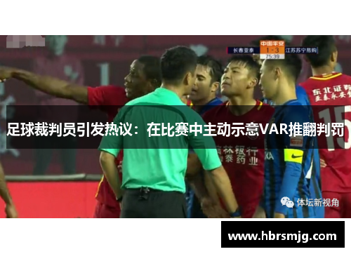 足球裁判员引发热议：在比赛中主动示意VAR推翻判罚